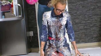 Tasting Game Turns Messy In The Kitchen - Cam 2 Screencap 45 on www.sinx.com