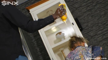 Tasting Game Turns Messy In The Kitchen - Cam 2 Screencap 61 on www.sinx.com