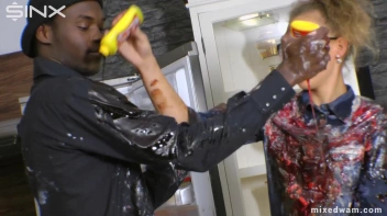 Tasting Game Turns Messy In The Kitchen - Cam 2 Screencap 69 on www.sinx.com