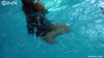 Twins Enjoy A Fully Clothed Splash In The Pool Screencap 28 on www.sinx.com