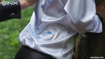 Paint Covered Lexi Dona Orgasms In The Woods - Cam 2 Screencap 43 on www.sinx.com