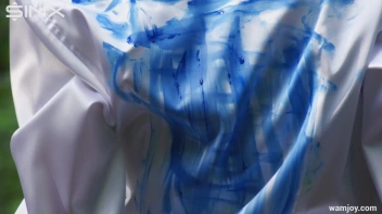 Paint Covered Lexi Dona Orgasms In The Woods - Cam 2 Screencap 48 on www.sinx.com