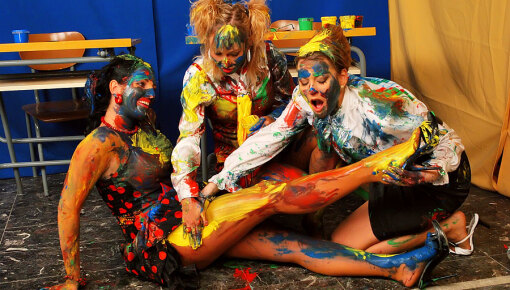 Latest deal - Painting Lesson Turns Messy