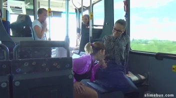 Babes Get Wet And Messy On The Bus Screencap 17 on www.sinx.com