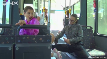 Babes Get Wet And Messy On The Bus Screencap 26 on www.sinx.com