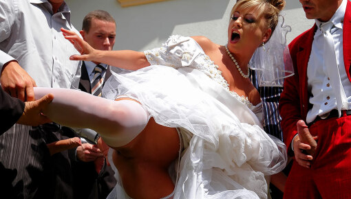 Latest deal - YOU MAY NOW GANGBANG THE BRIDE!