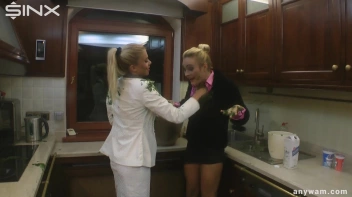 Wet and Messy Babes' Food Catfight Screencap 29 on www.sinx.com