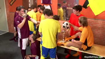 GGC 33 Behind The Locker Room Door Part 2 Screencap 5 on www.sinx.com