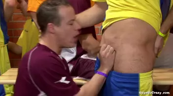 GGC 33 Behind The Locker Room Door Part 2 Screencap 7 on www.sinx.com