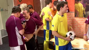 GGC 33 Behind The Locker Room Door Part 2 Screencap 2 on www.sinx.com