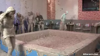 Group Mud Battle Rips Through The Club Screencap 84 on www.sinx.com