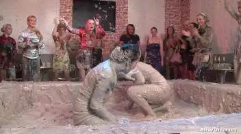 Group Mud Battle Rips Through The Club Screencap 19 on www.sinx.com