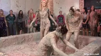 Group Mud Battle Rips Through The Club Screencap 31 on www.sinx.com