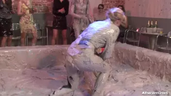 Group Mud Battle Rips Through The Club Screencap 43 on www.sinx.com