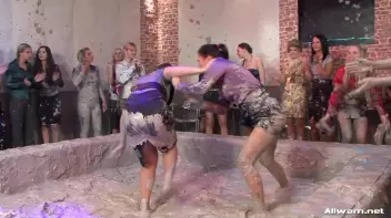 Group Mud Battle Rips Through The Club Screencap 6 on www.sinx.com