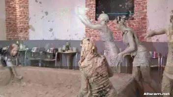 Group Mud Battle Rips Through The Club Screencap 82 on www.sinx.com