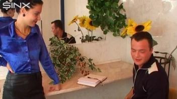 Secretary Sucks Cock To Get The Job! Screencap 7 on www.sinx.com