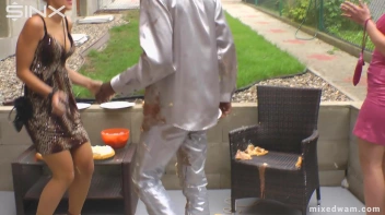 Wet And Messy Domination Leaves Everyone Covered In Goo - Cam 1 Screencap 41 on www.sinx.com