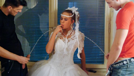 While wedding dresses are supposed to...