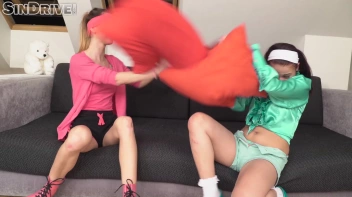 Cunt Loving Cutie Babes Go Hard With The Foot Play! Screencap 2 on www.sinx.com