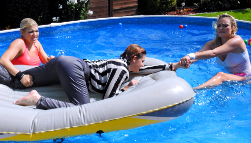 Latest deal - Tennis Girls Catfight and Get Soaking Wet - Cam 1