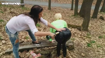 Wet And Messy In The Woods Screencap 27 on www.sinx.com