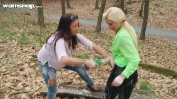 Wet And Messy In The Woods Screencap 42 on www.sinx.com