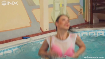 Group Of Girlfriends Go Swimming In Jeans Screencap 69 on www.sinx.com