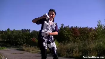 Doused In Dairy On The Side Of The Highway Screencap 9 on www.sinx.com