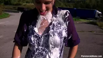 Doused In Dairy On The Side Of The Highway Screencap 13 on www.sinx.com