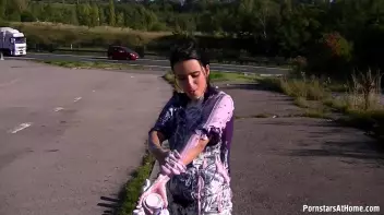 Doused In Dairy On The Side Of The Highway Screencap 16 on www.sinx.com