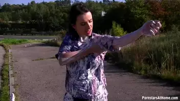 Doused In Dairy On The Side Of The Highway Screencap 17 on www.sinx.com