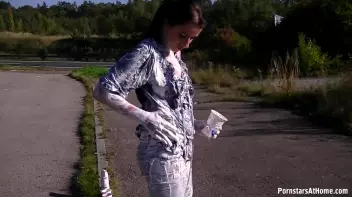 Doused In Dairy On The Side Of The Highway Screencap 33 on www.sinx.com