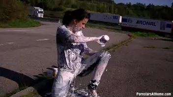 Doused In Dairy On The Side Of The Highway Screencap 51 on www.sinx.com