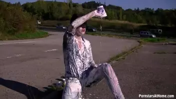 Doused In Dairy On The Side Of The Highway Screencap 52 on www.sinx.com