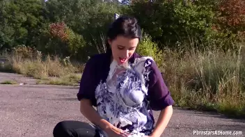 Doused In Dairy On The Side Of The Highway Screencap 7 on www.sinx.com