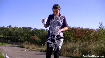 Doused In Dairy On The Side Of The Highway Screencap 8 on www.sinx.com